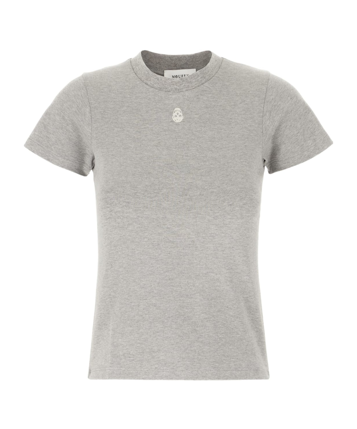 Alexander Mcqueen Cotton T-shirt In Gray