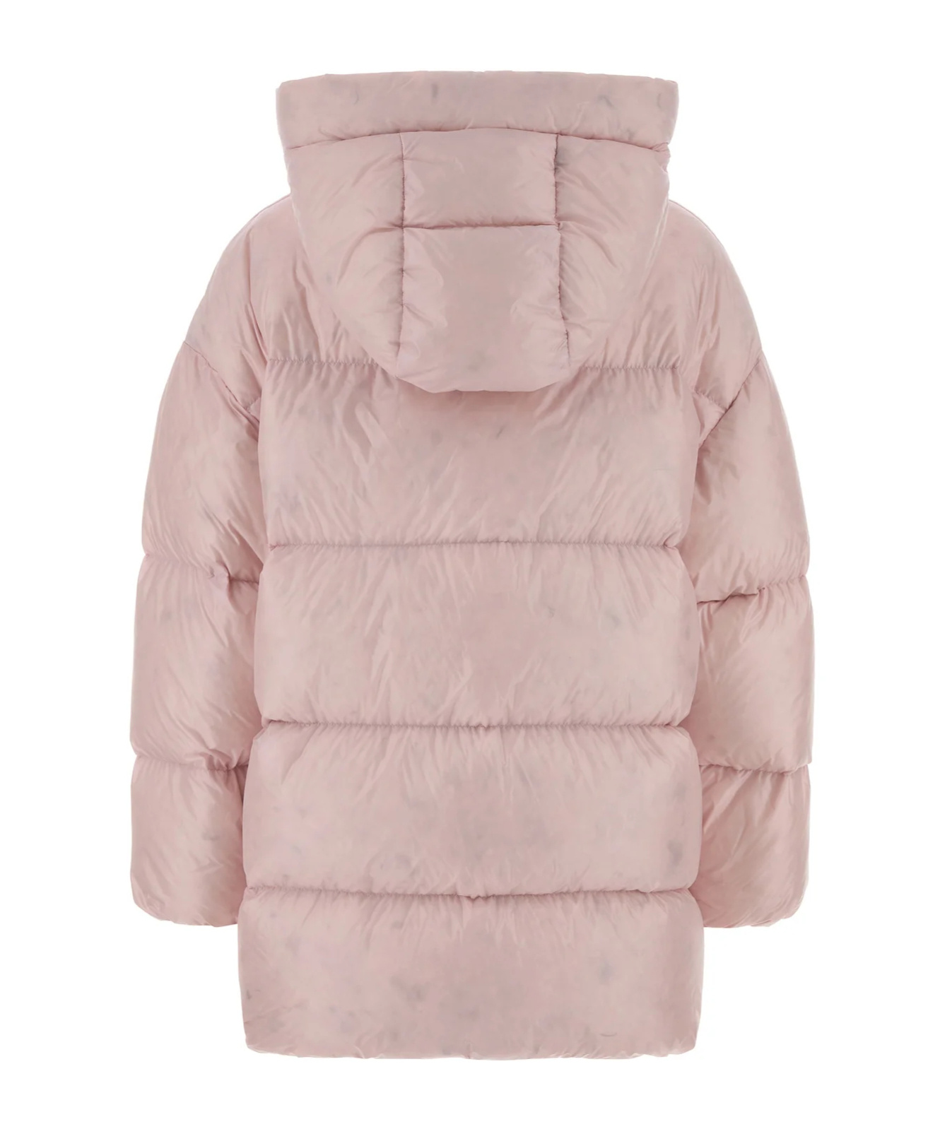 Jil Sander Pastel Pink Nylon Down Jacket In Pink