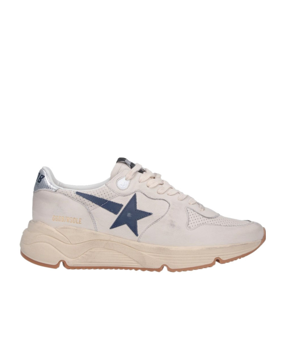 Golden Goose Running Sole Sneakers In White