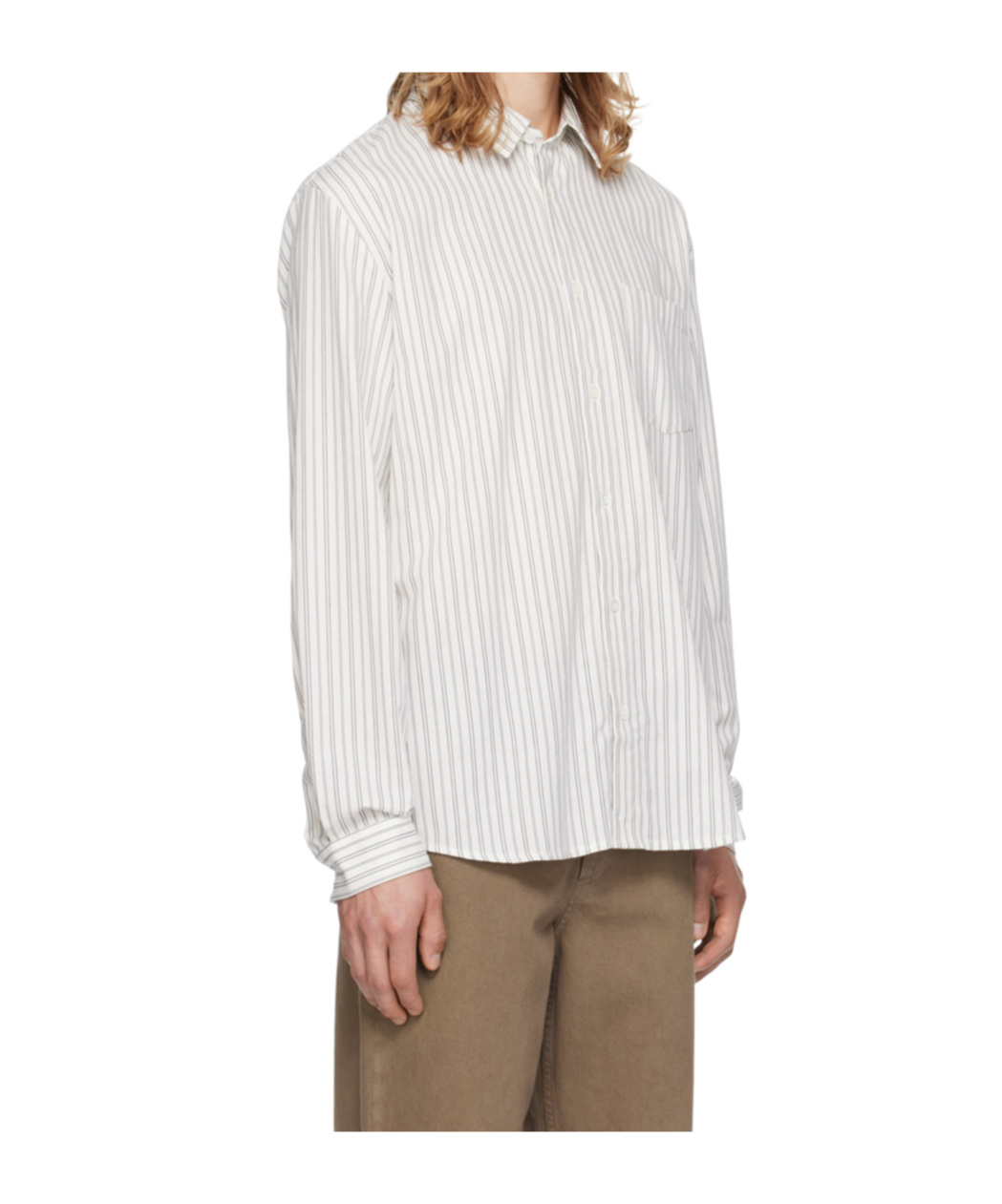 Apc A.p.c. Edouard Brodé Shirt In White