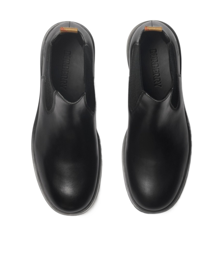 Burberry Leather Rogue Chelsea Boots