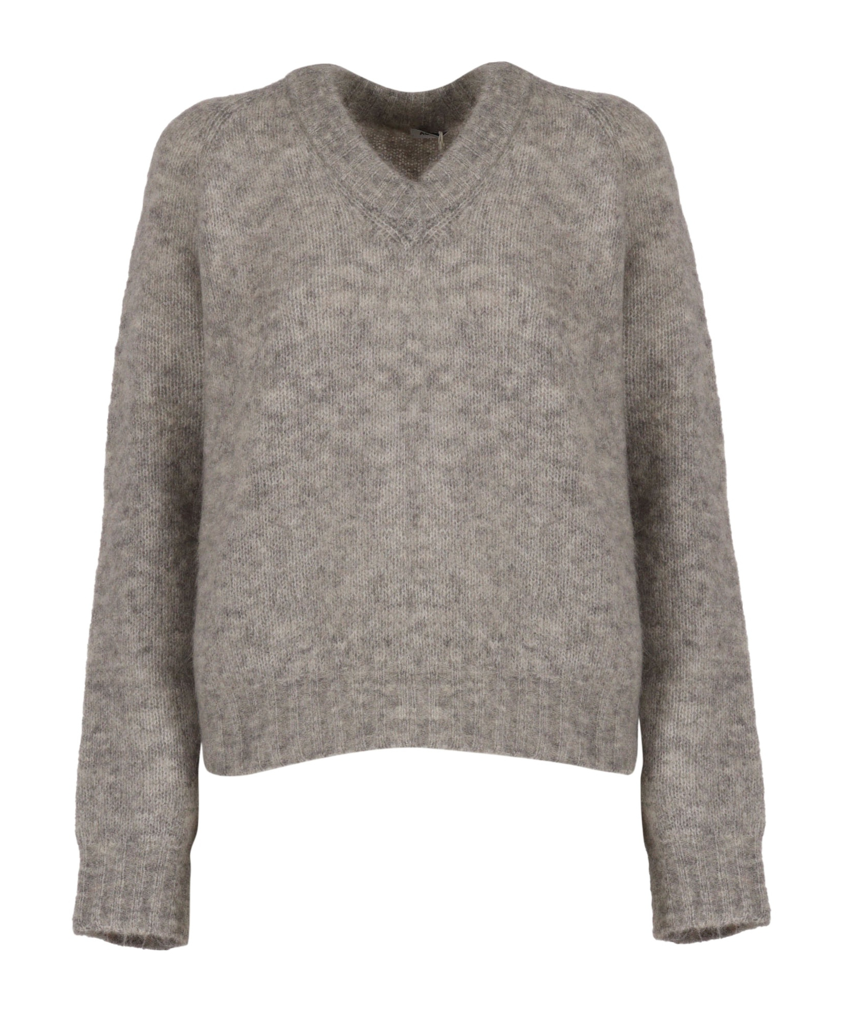 Aspesi V-neck Sweater In Gray