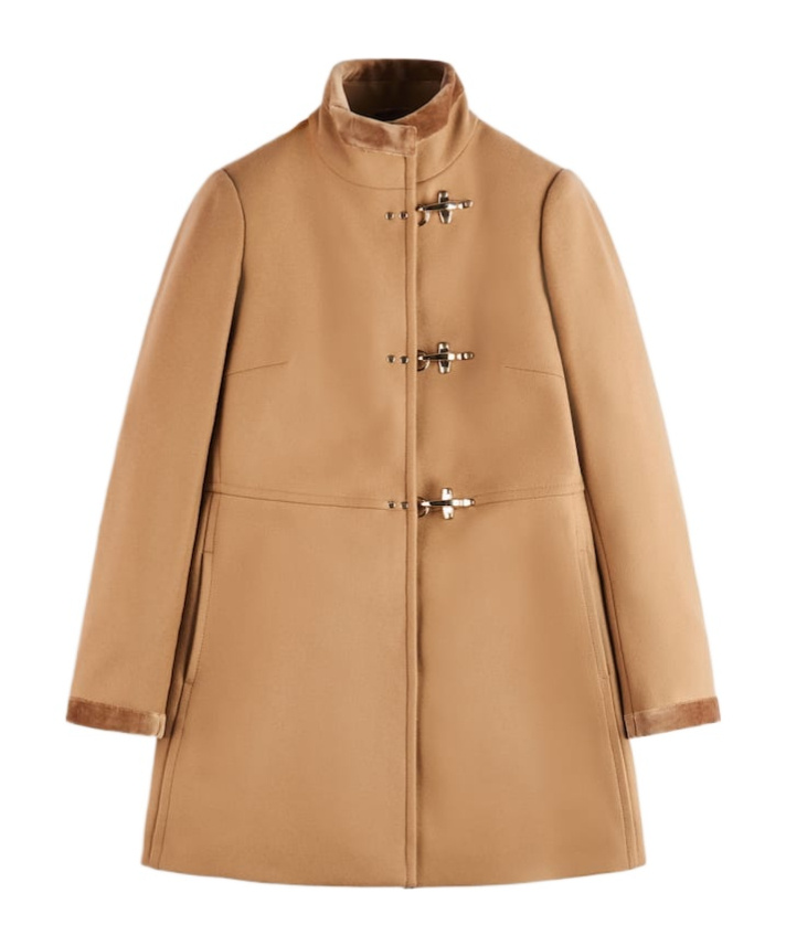 Fay Romantic Coat In Nude