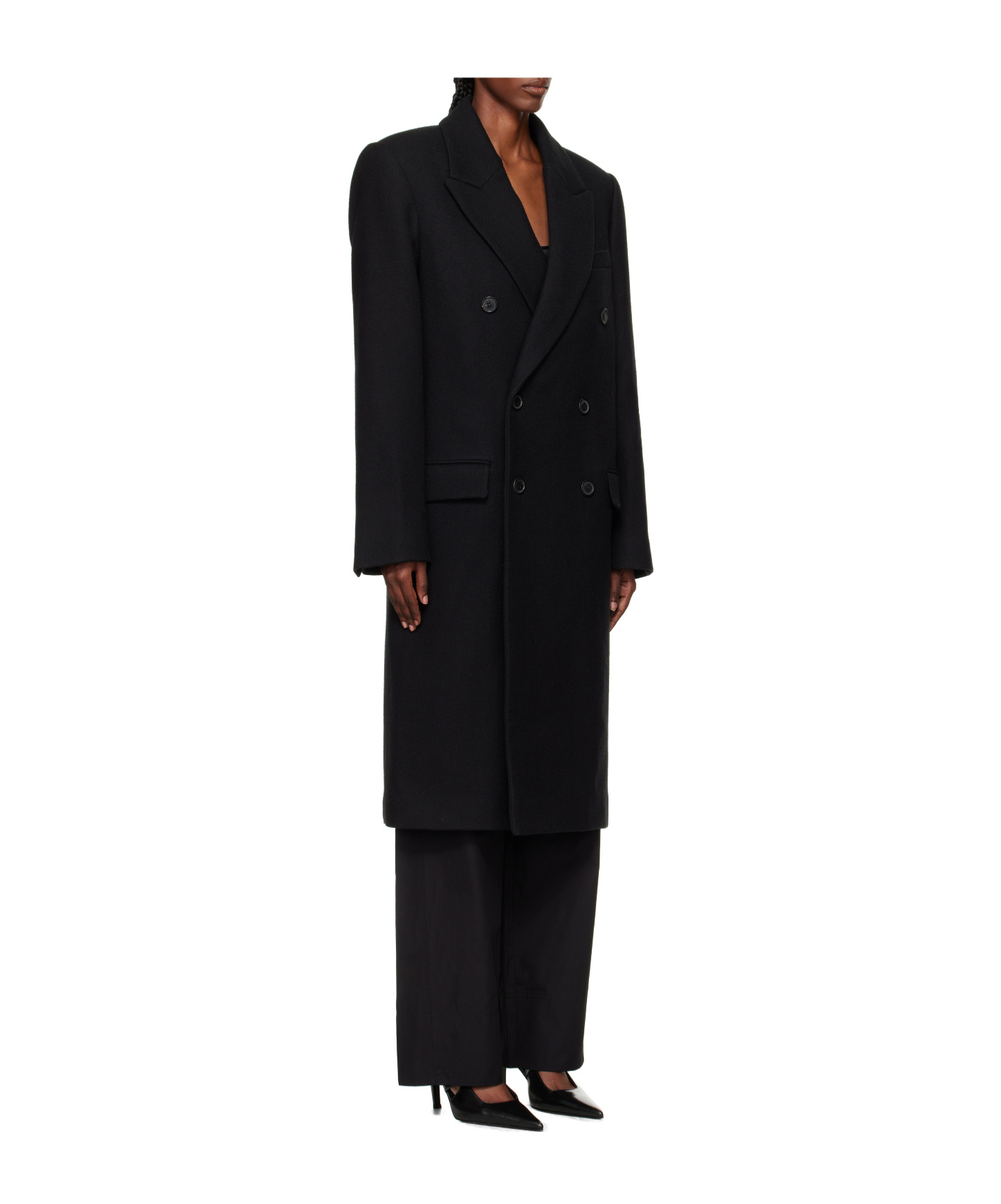 Wardrobe.nyc Double-breasted Coat In Black
