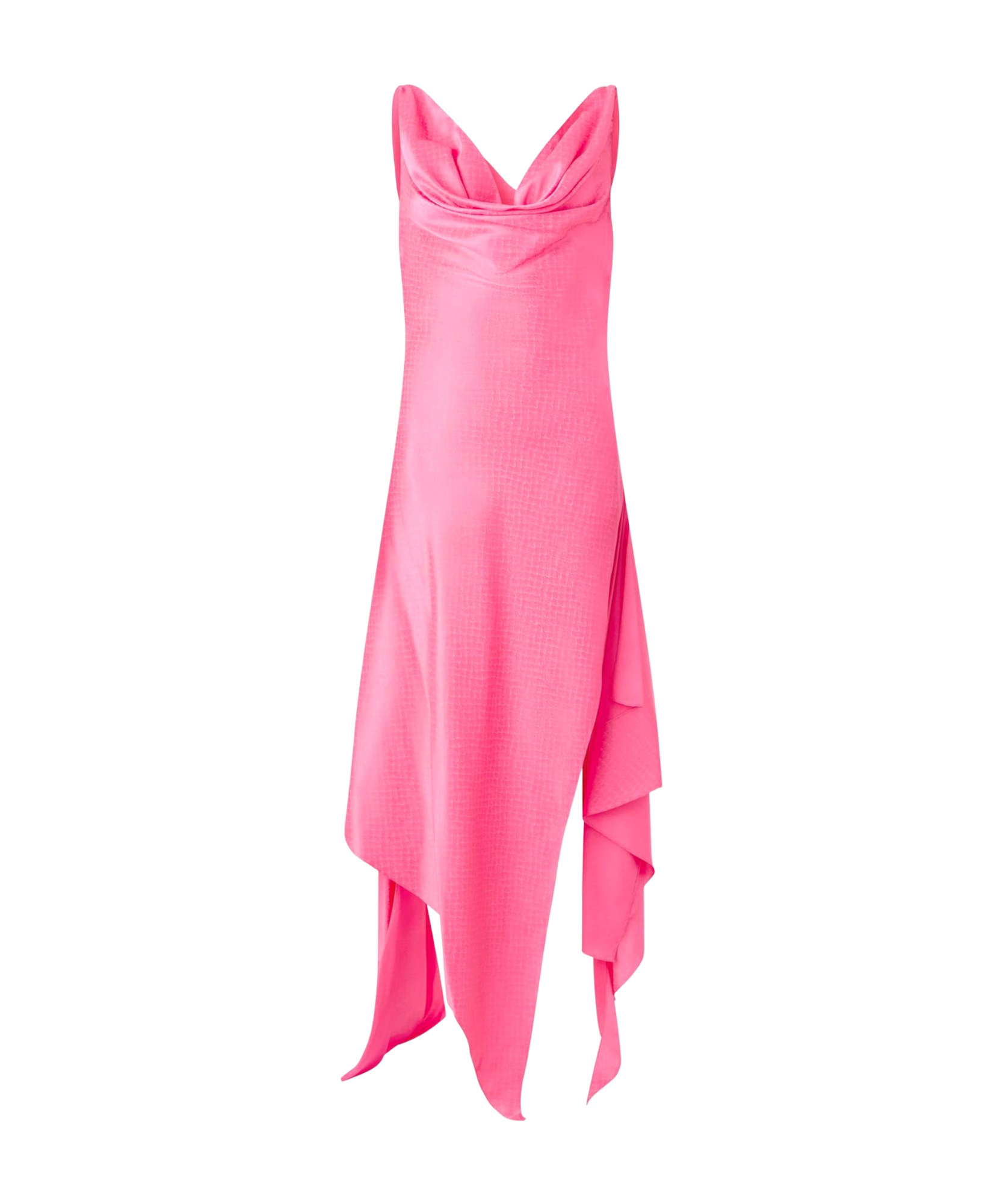ROBERTO CAVALLI SILK MIDI DRESS