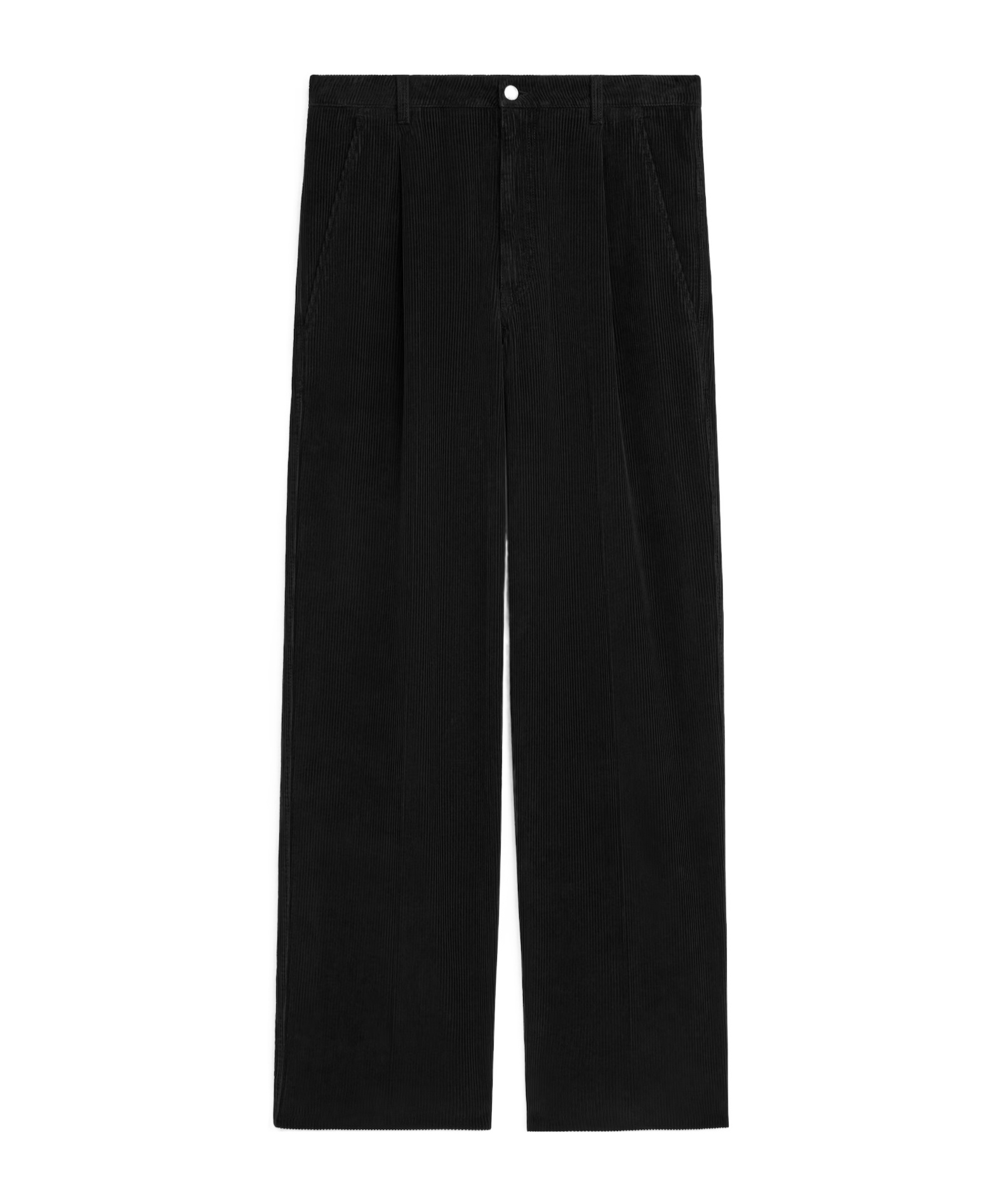 Celine Chinos In Corduroy In Black