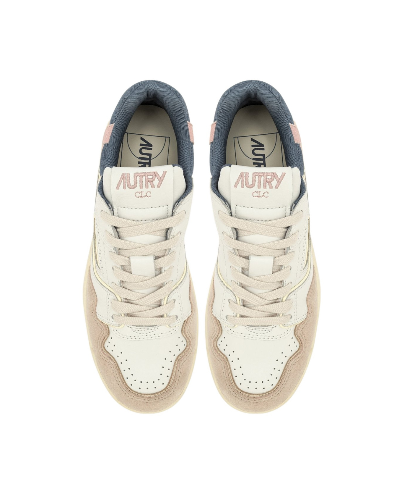 Autry Round-head Sneakers In Nude