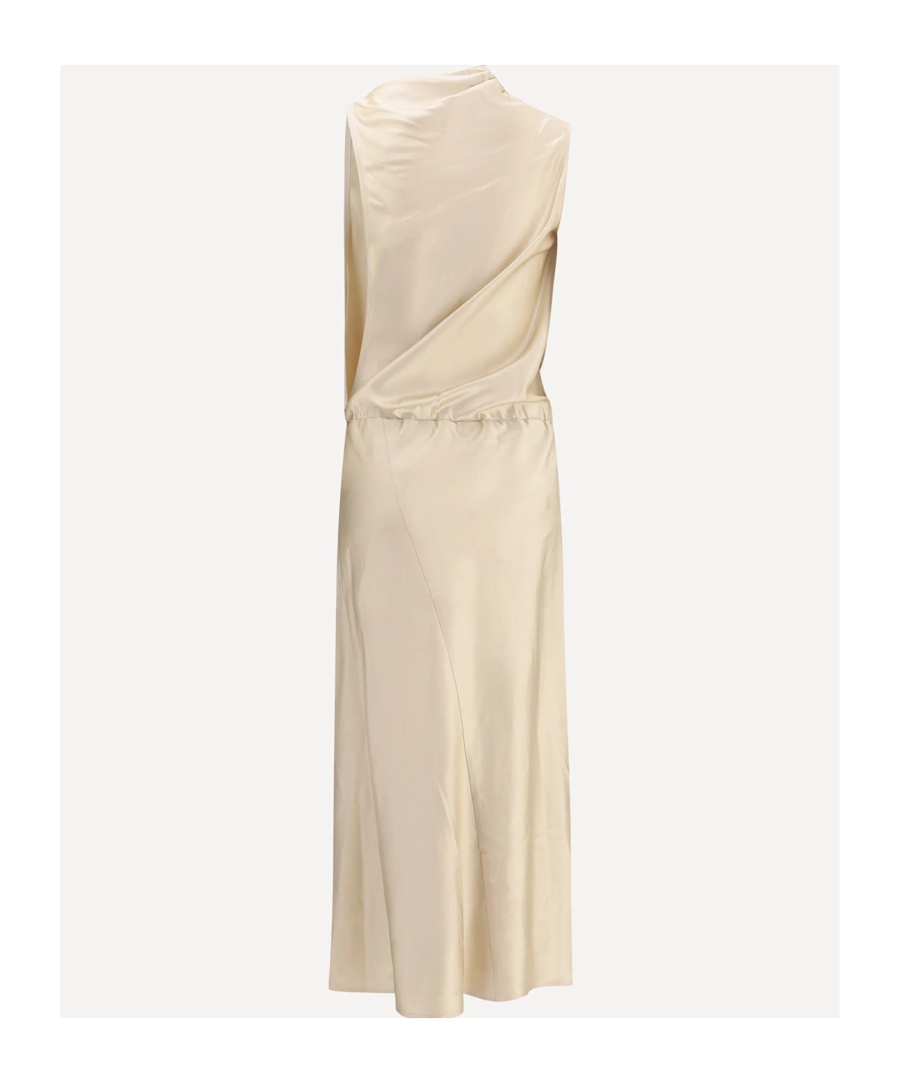 Magda Butrym Halter-neck Midi Dress In Brown