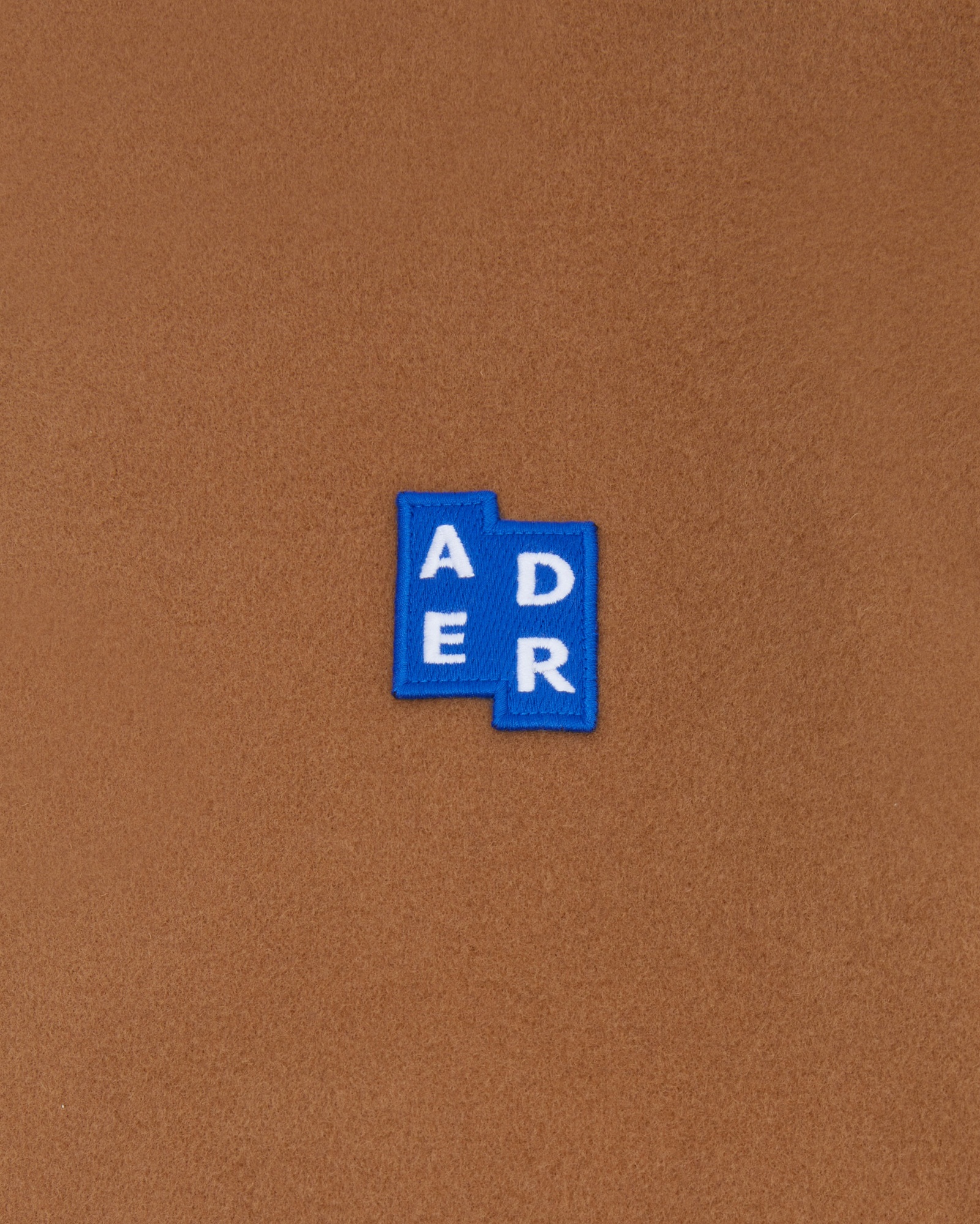Ader Error Significant Collection Trs Tag Logo Baseball Cotton Clothing In Brown