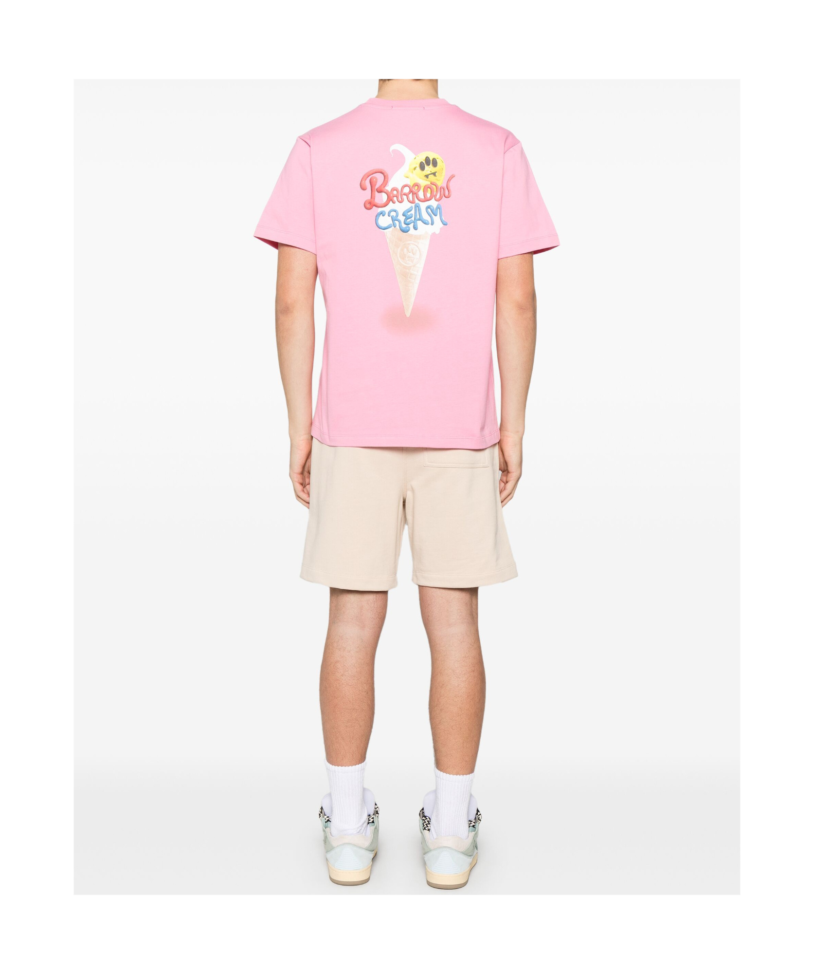 Barrow Logo-print T-shirt In Pink