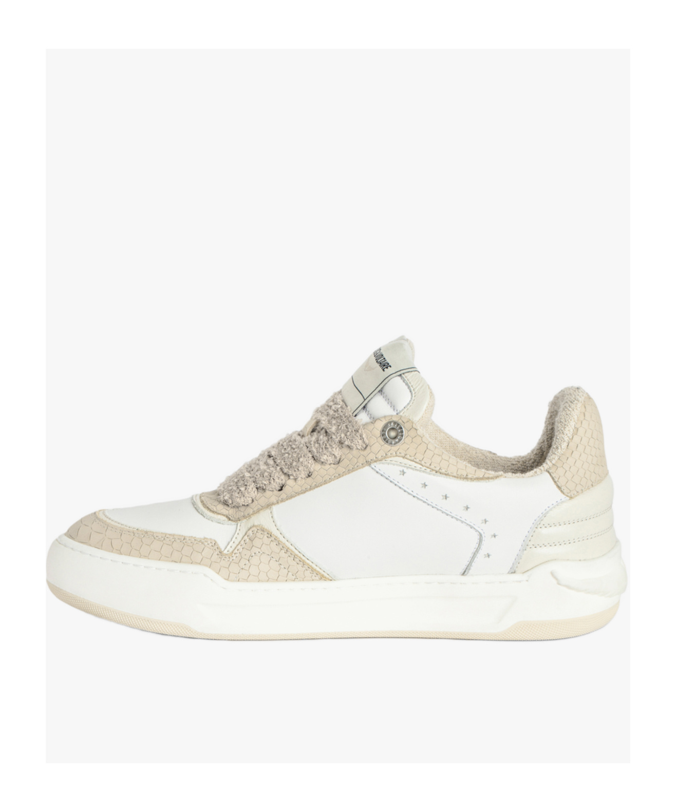Shop Zadig & Voltaire Zadig Voltaire Wings Lace-up Sneakers In White