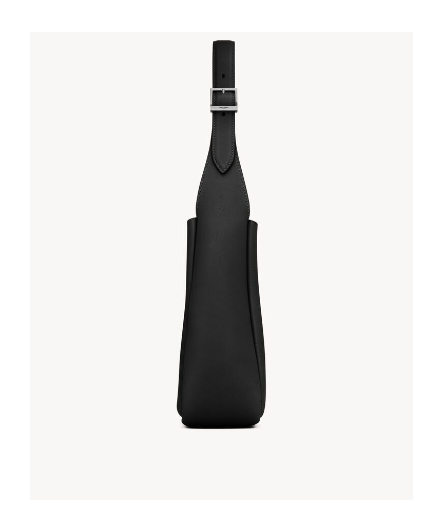 Saint Laurent Small Logo Shoulder Bag In Black
