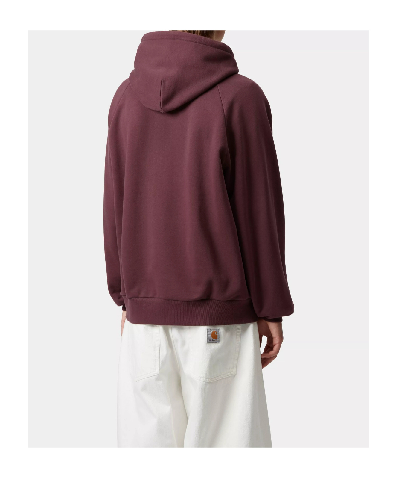 Carhartt Embroidered-logo Hooded Sweatshirt In Brown