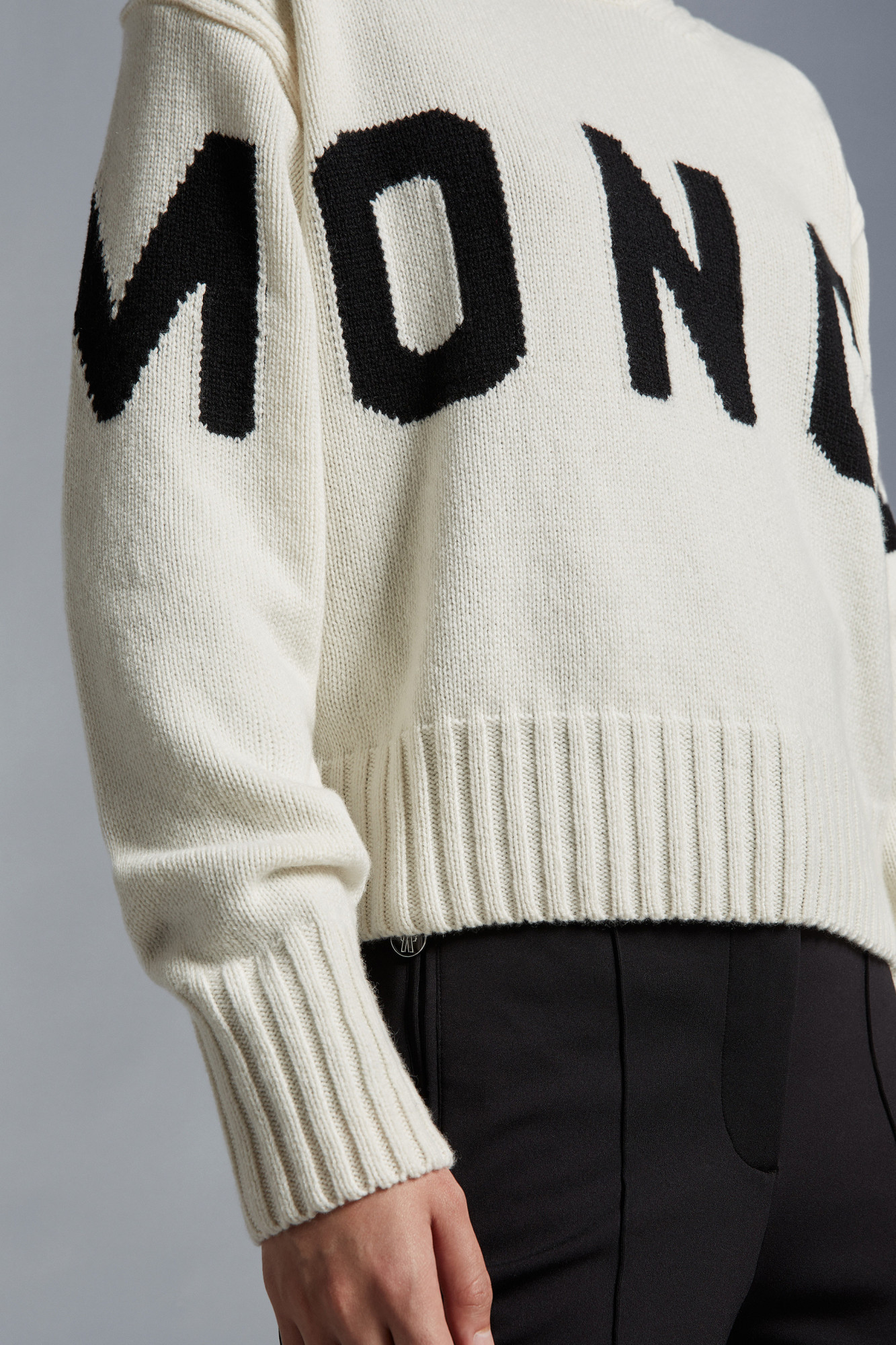 Moncler Crew-neck Jumper In White
