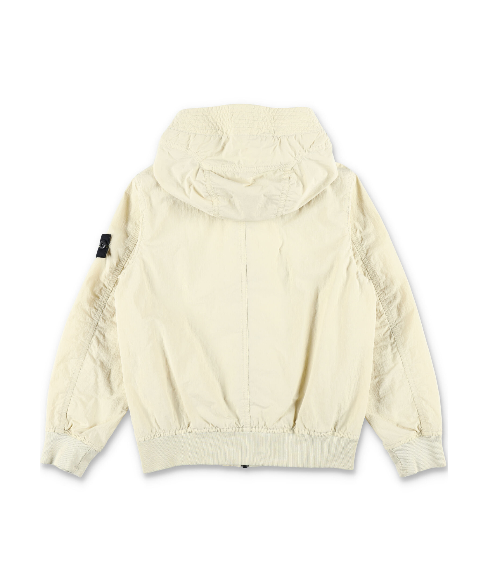 Stone Island Long-sleeved Coat In Nude
