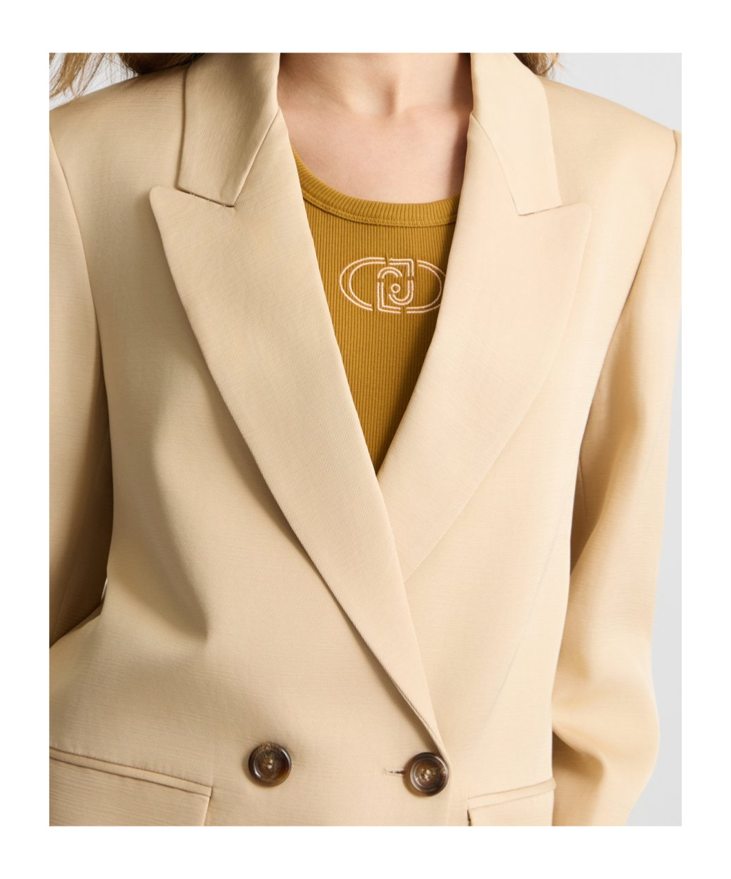 Shop Liu •jo Double-breasted Blazer