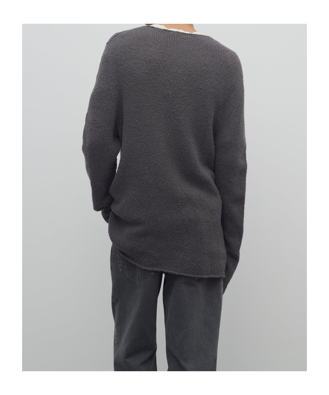 The Row Kalen Sweater In Dark Gray