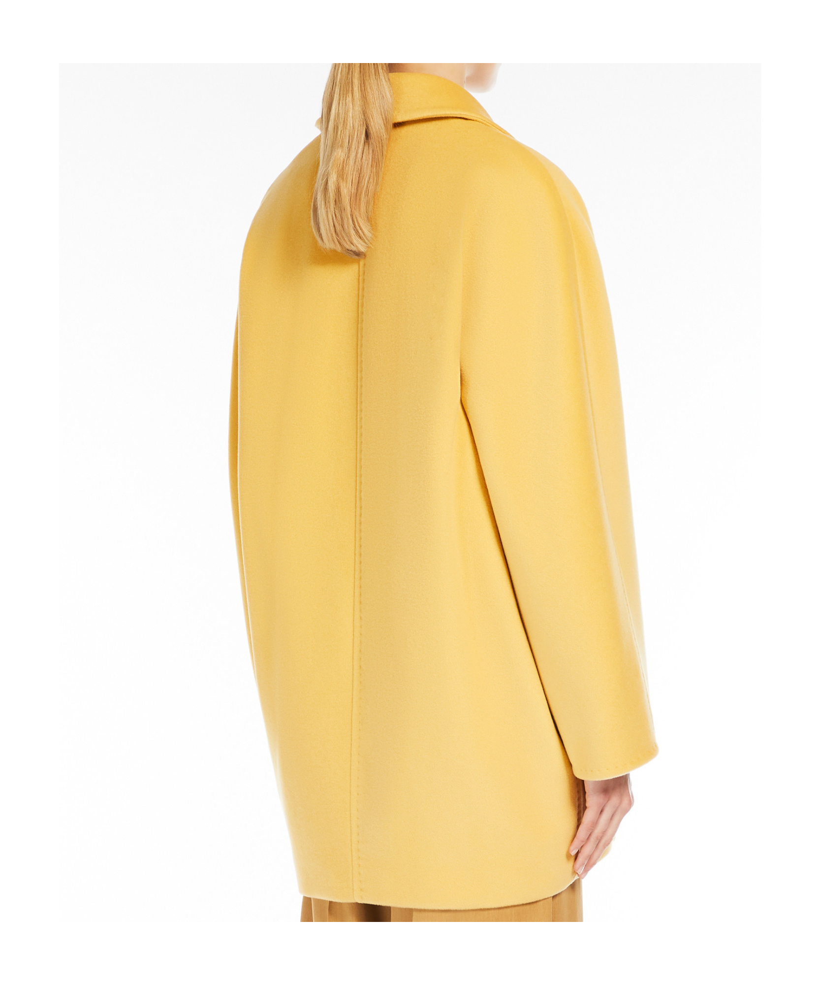 Max Mara 101801 Icon Coat Coats And Trench Coats Yellow In Nude