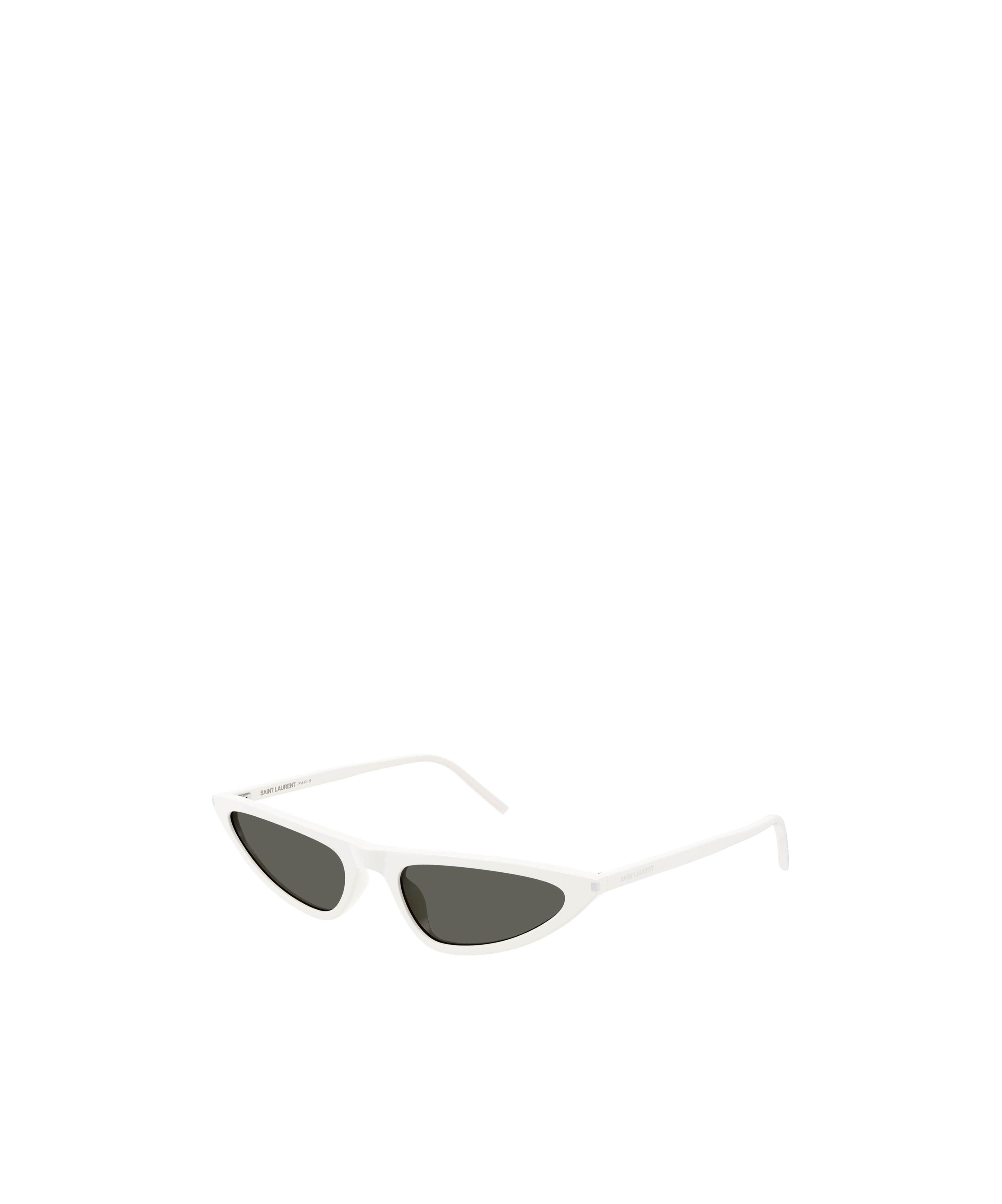 Saint Laurent Sl 703 Brand Line Classic 003 White Sunglasses In Black