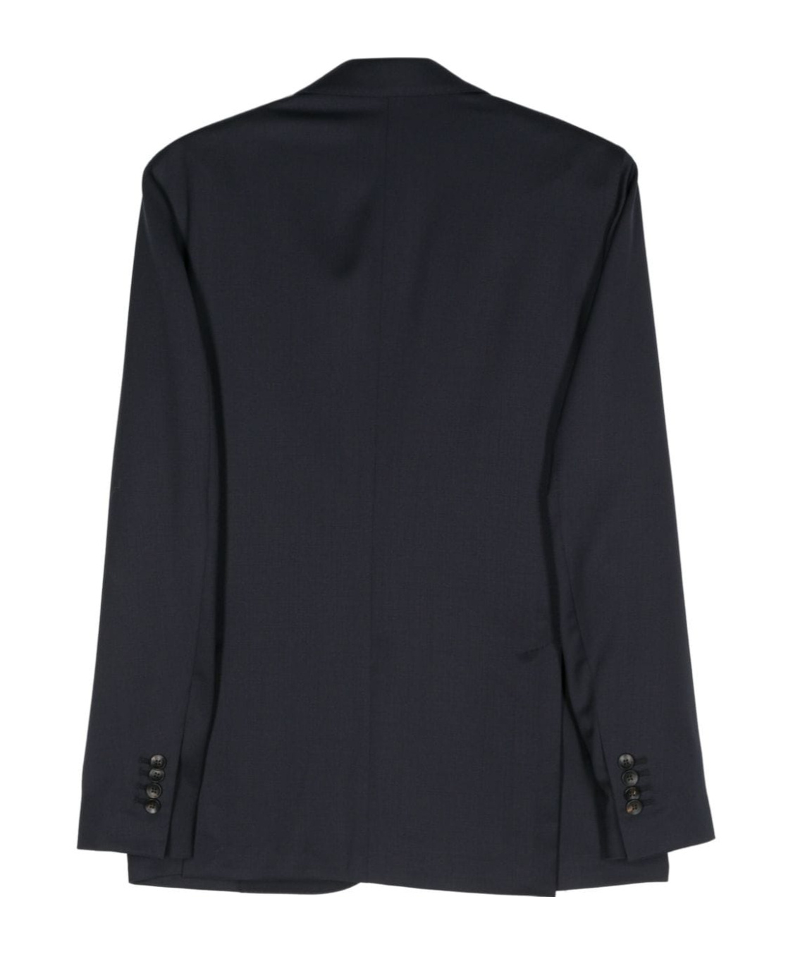 Lardini Single-breasted Wool Suit In Black