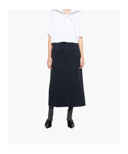 Miu Miu Tie-front Cropped Blouse In White