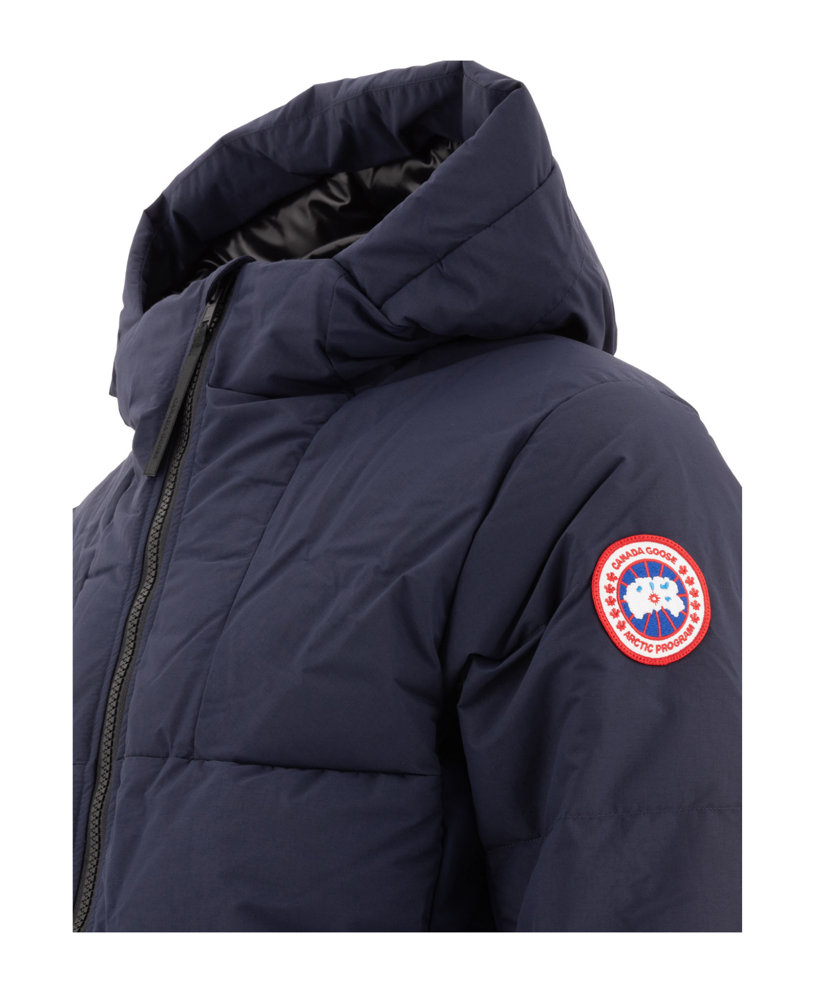 Shop Canada Goose Hybridge Jacket In Black