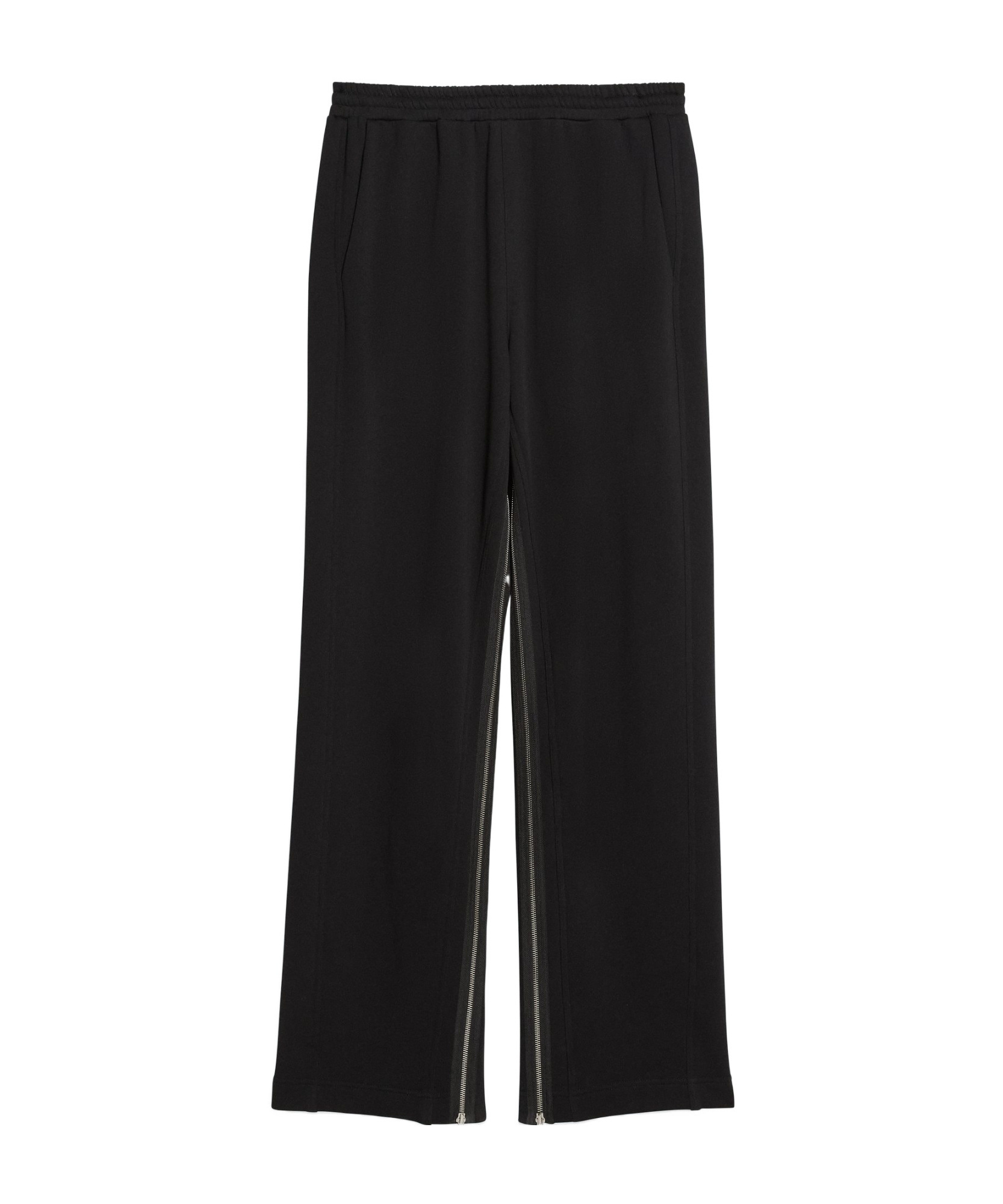 Helmut Lang Gusset Cotton Track Pants In Black