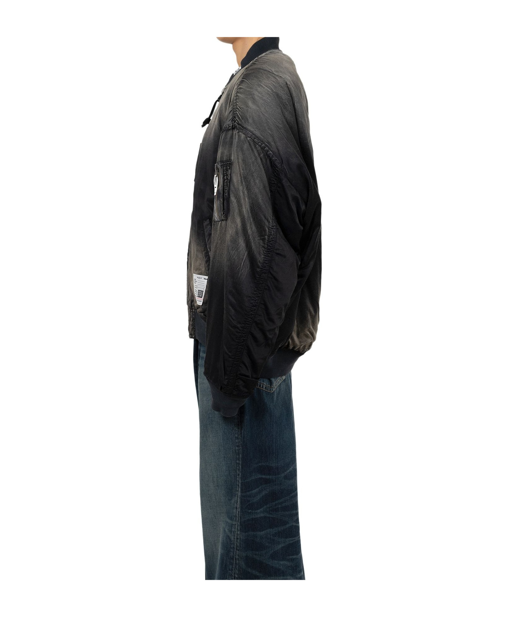 Miharayasuhiro Aged Flight Jacket In Black