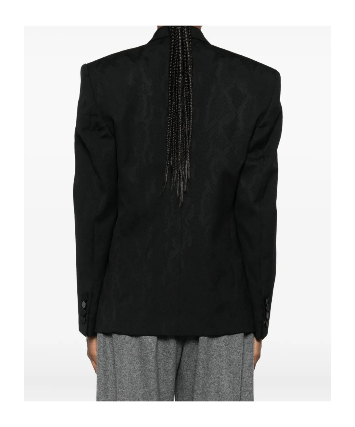 Stella Mccartney Double-breasted Blazer In Black