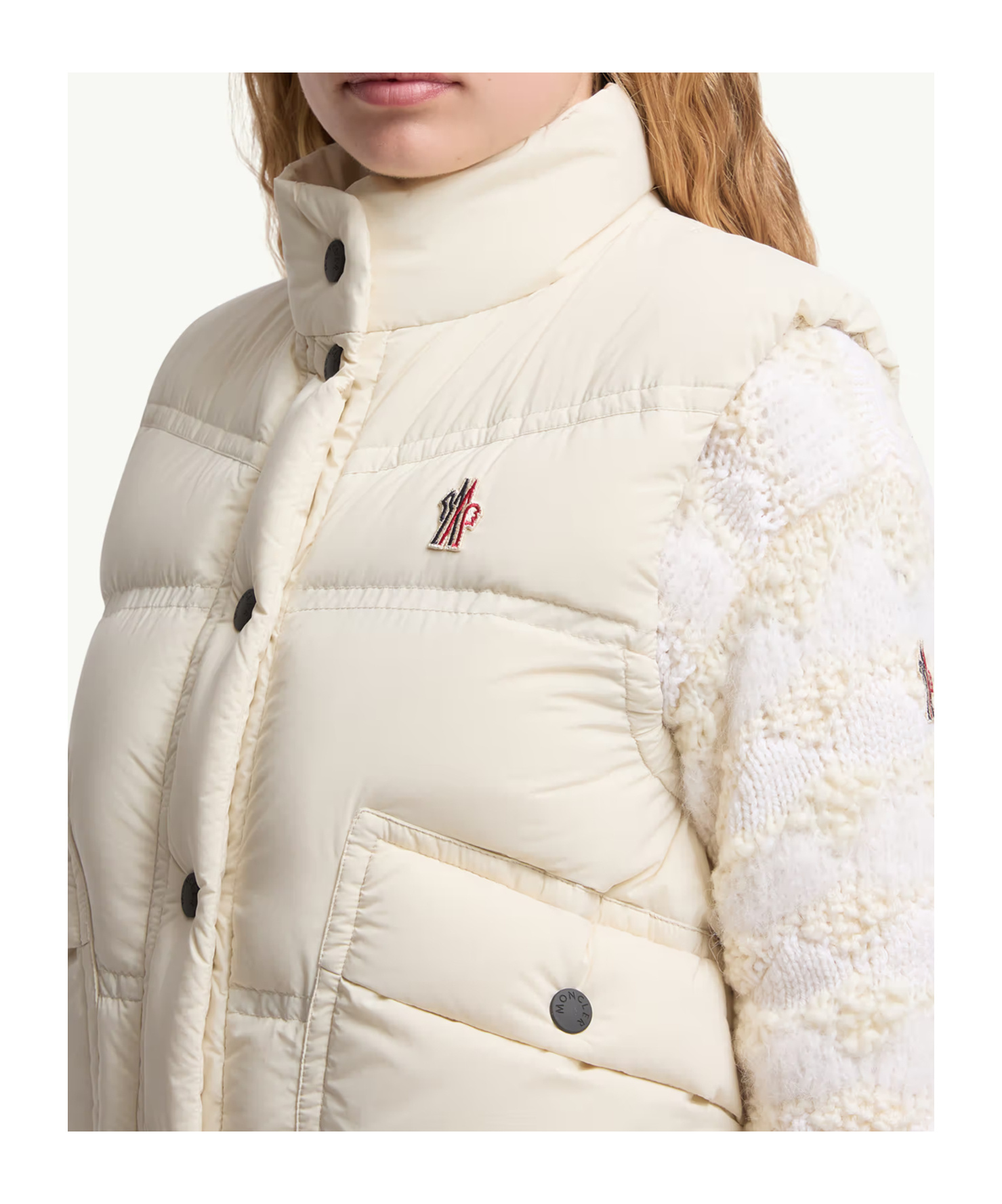 Moncler Baise Down Vest In White