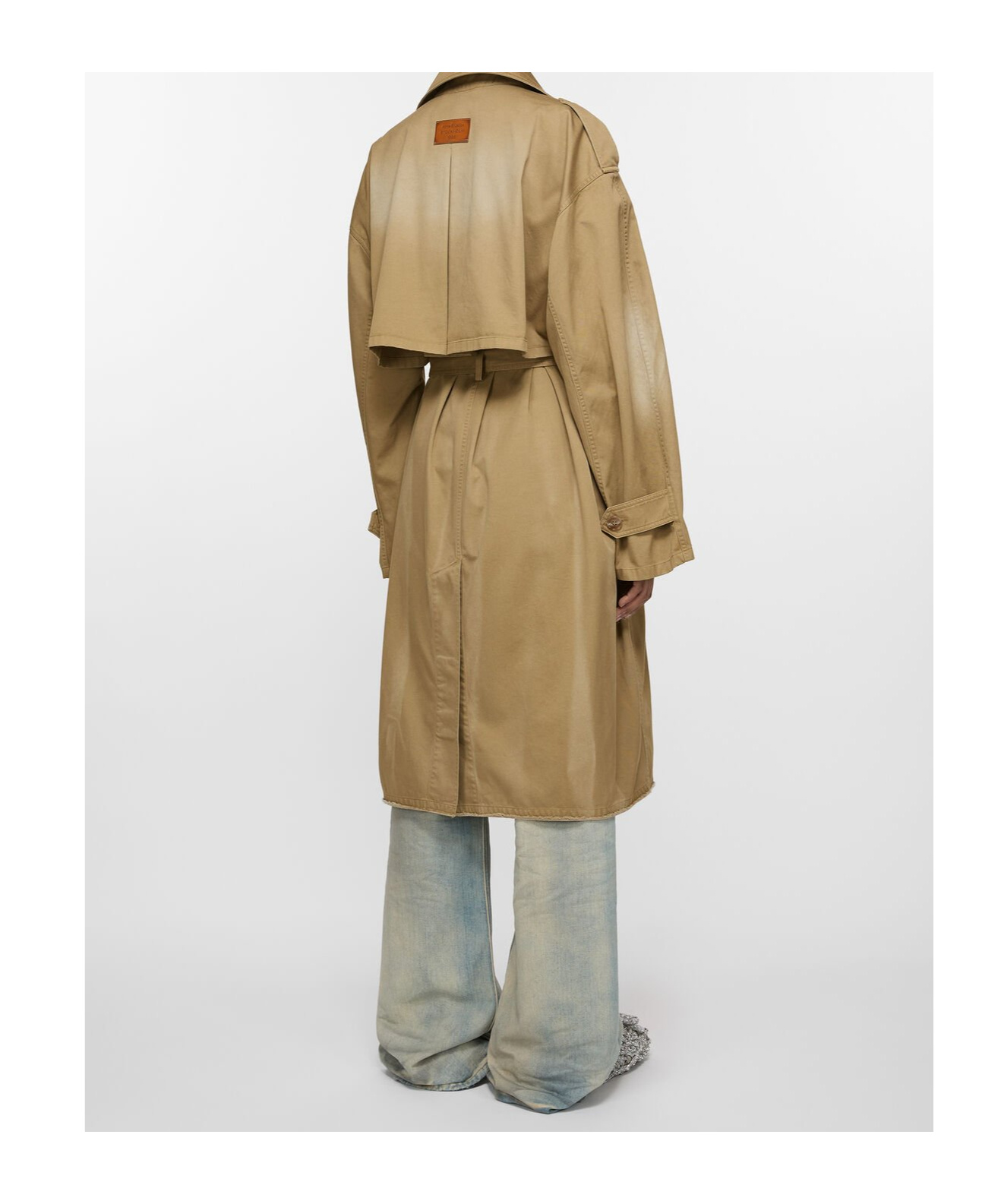 Acne Studios Shoulder Caps. In Nude