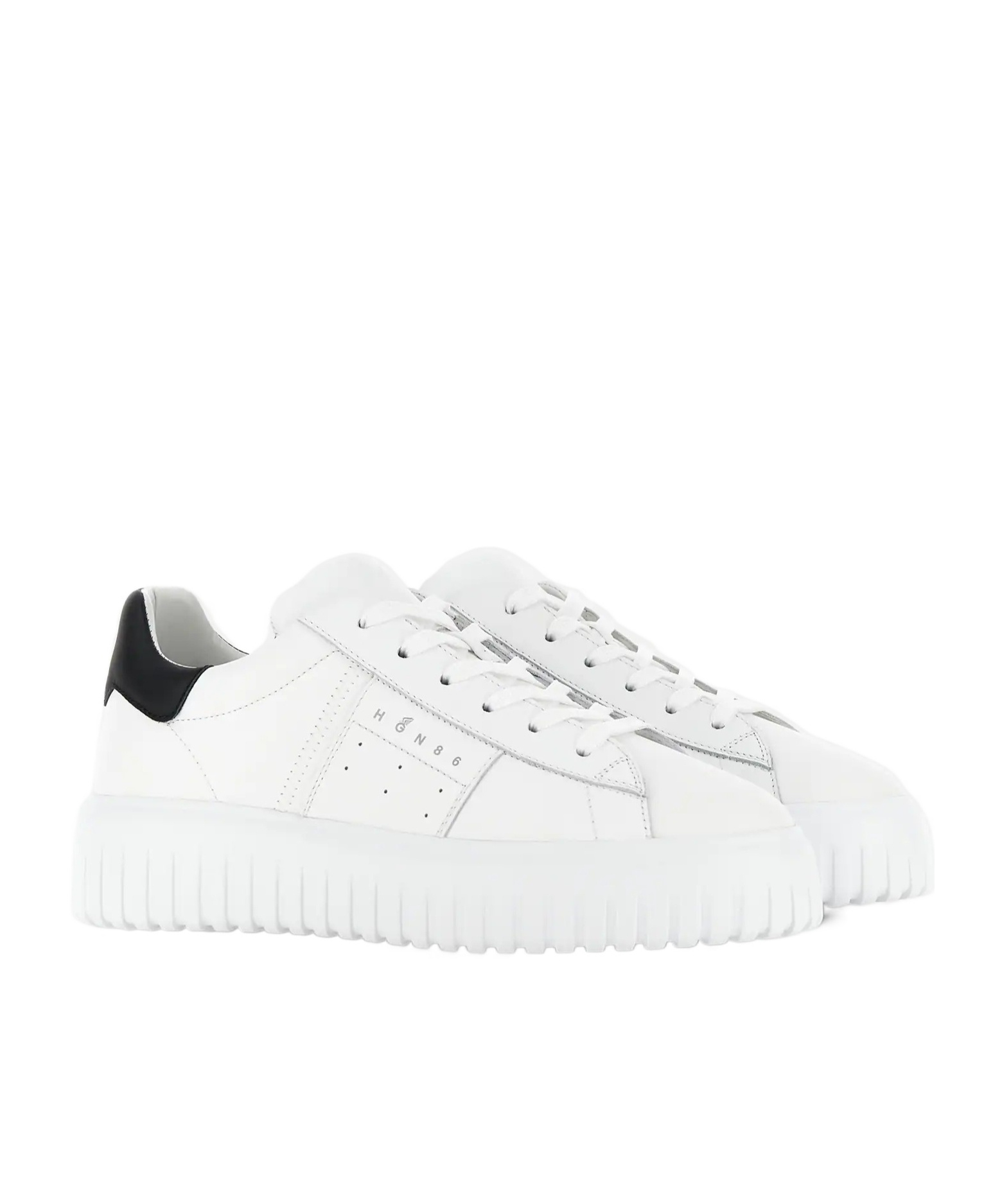 Hogan H-stripes Sneakers In White