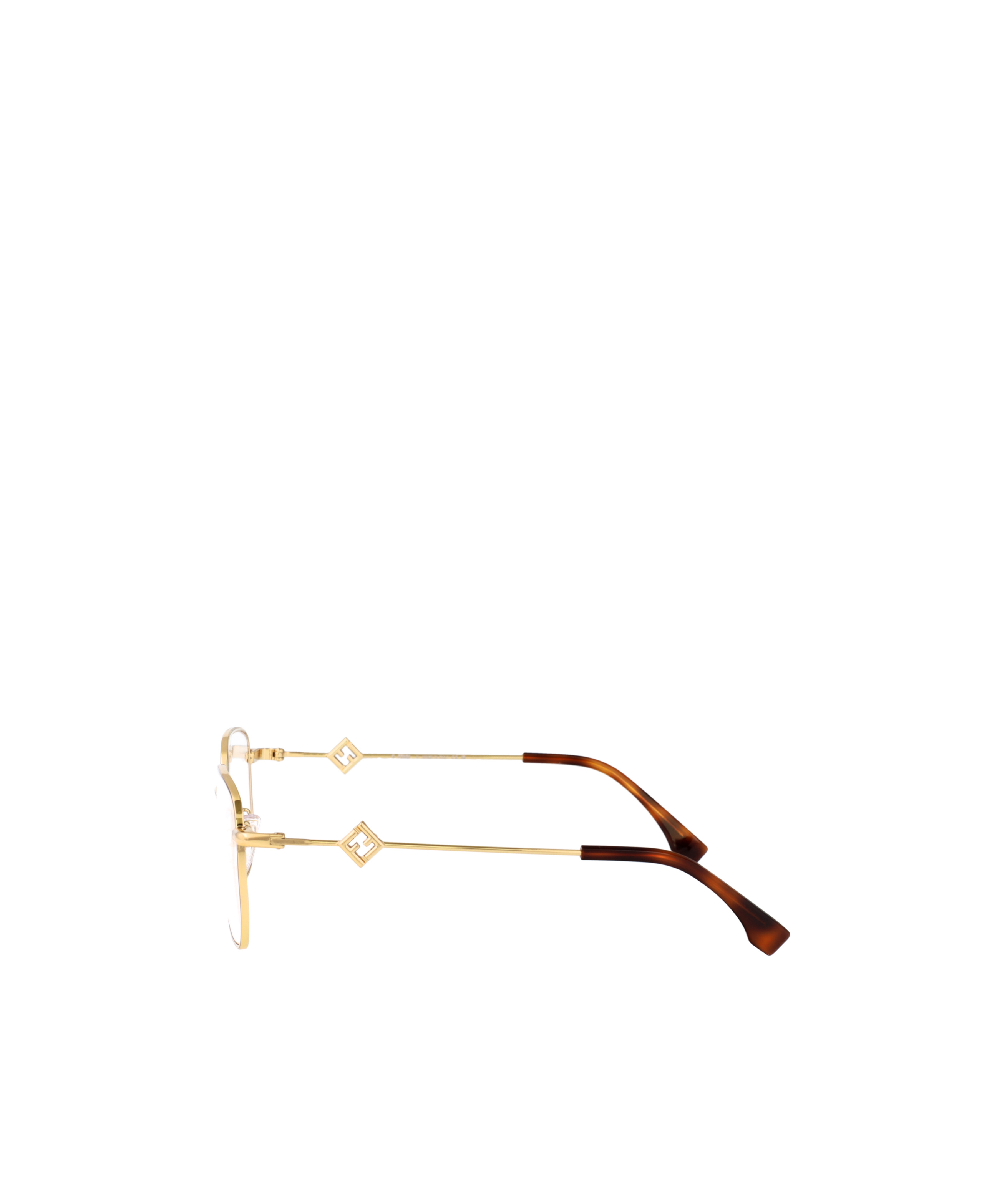 Fendi Geometric Flat Mirror In Nude