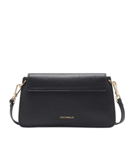 Coccinelle Flip Shoulder Bag In Black