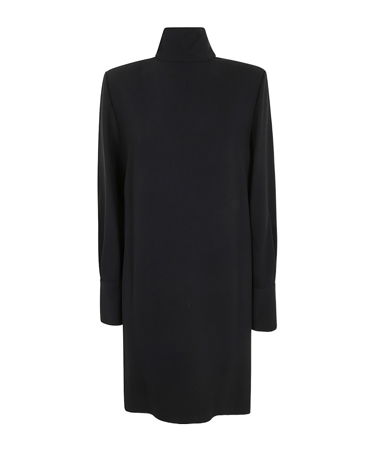 Golden Goose Journey Longsleeves Dress In Suit Fabric In Black