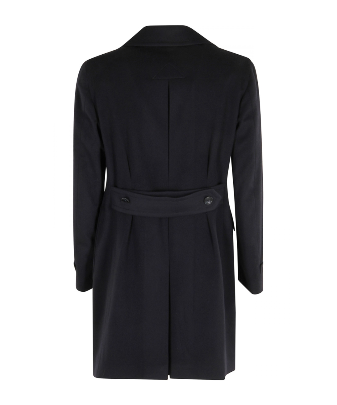 Tagliatore Long-sleeved Coat In Black