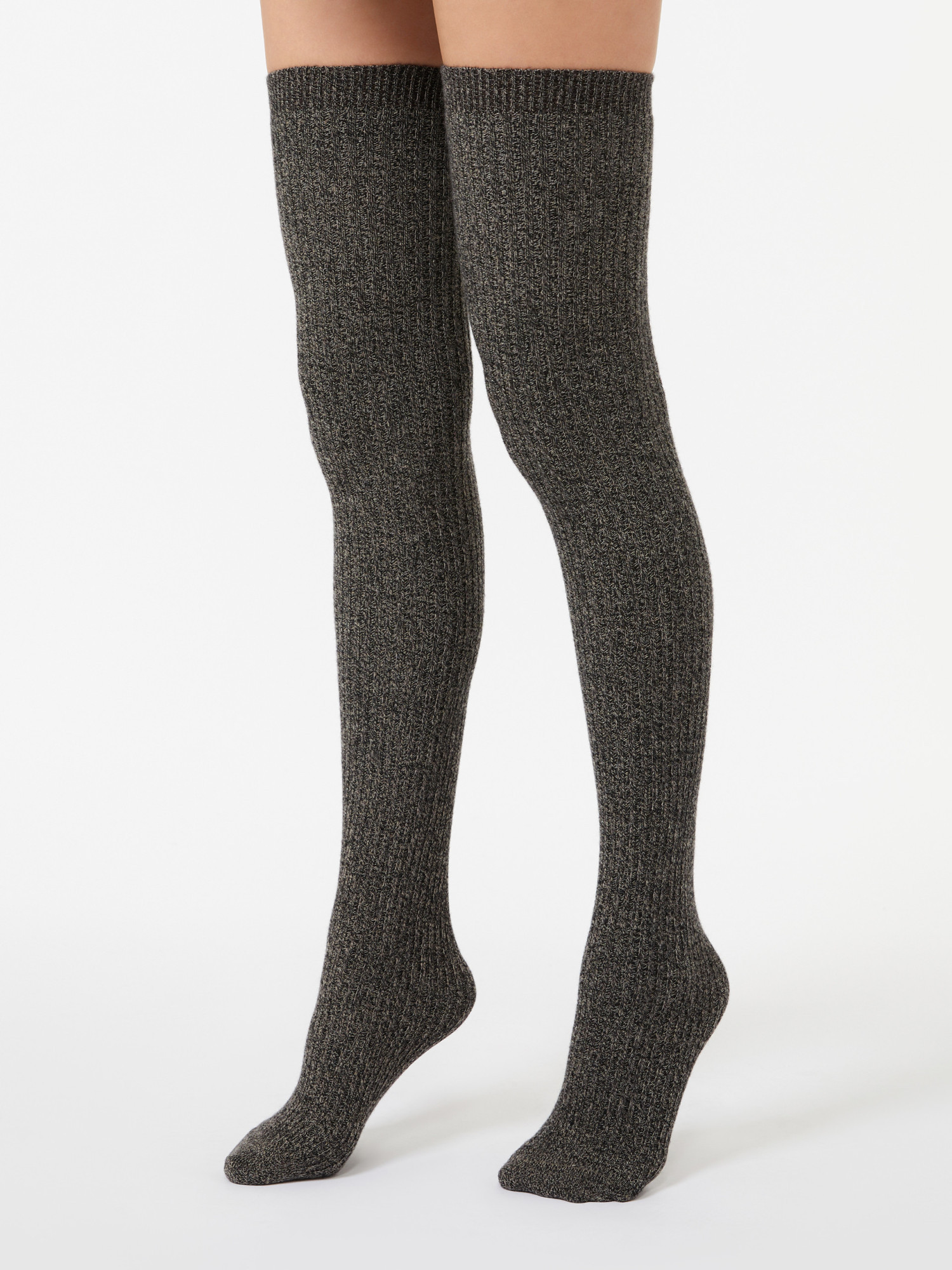 Max Mara Parisian Cashmere Socks In Brown