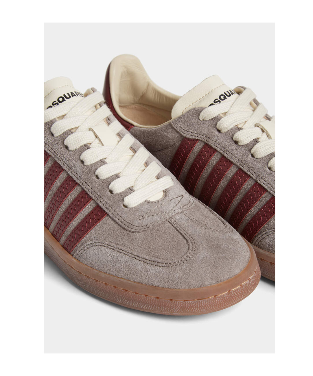 Dsquared2 Low-top Sneakers With Suede And Leather Accents