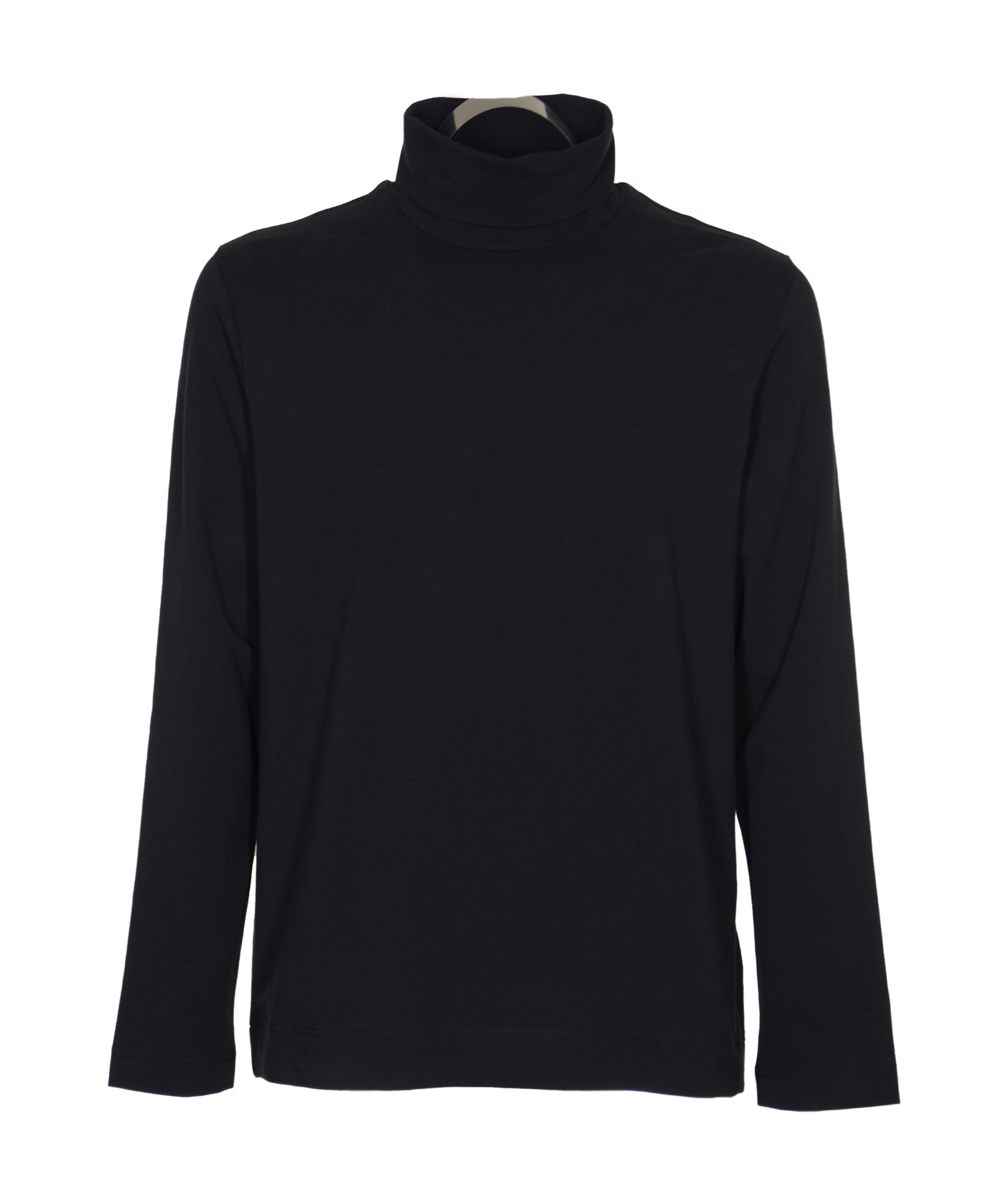 Circolo 1901 Blue Melange Cotton T-shirts And Polos In Black