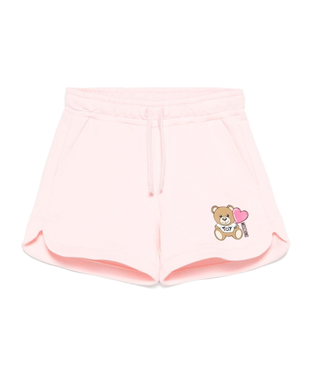 Moschino Teddy Bear-motif Track Shorts In Pink