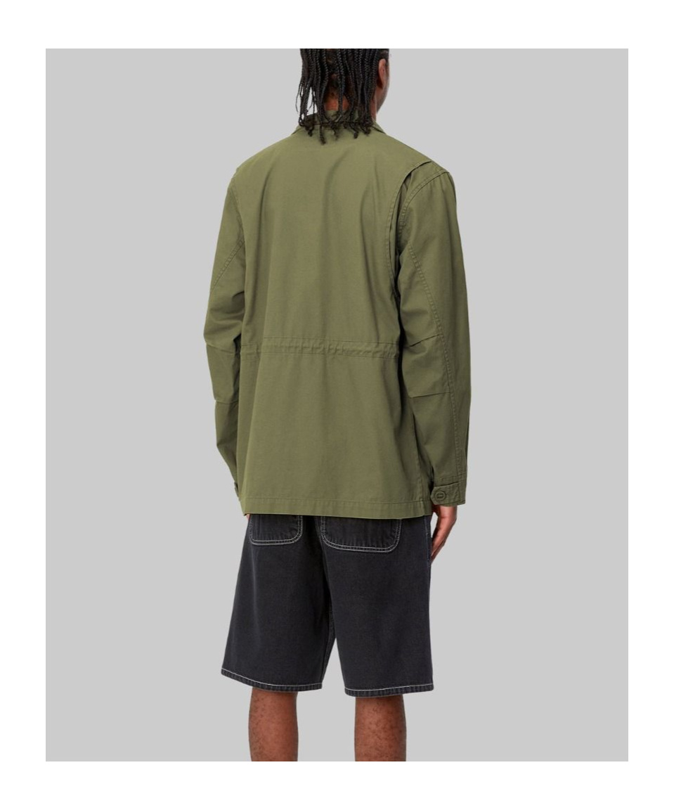 Carhartt Veste Unity Dundee Heavy Enzyme Wash In Green