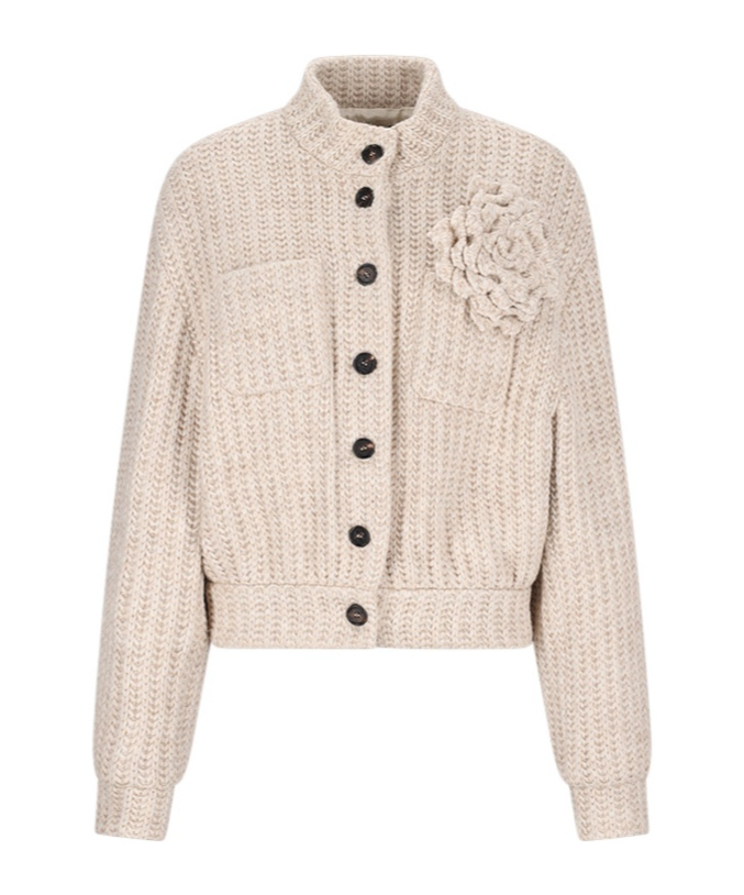Giuseppe Di Morabito Casual Bomber Jacket In Gold