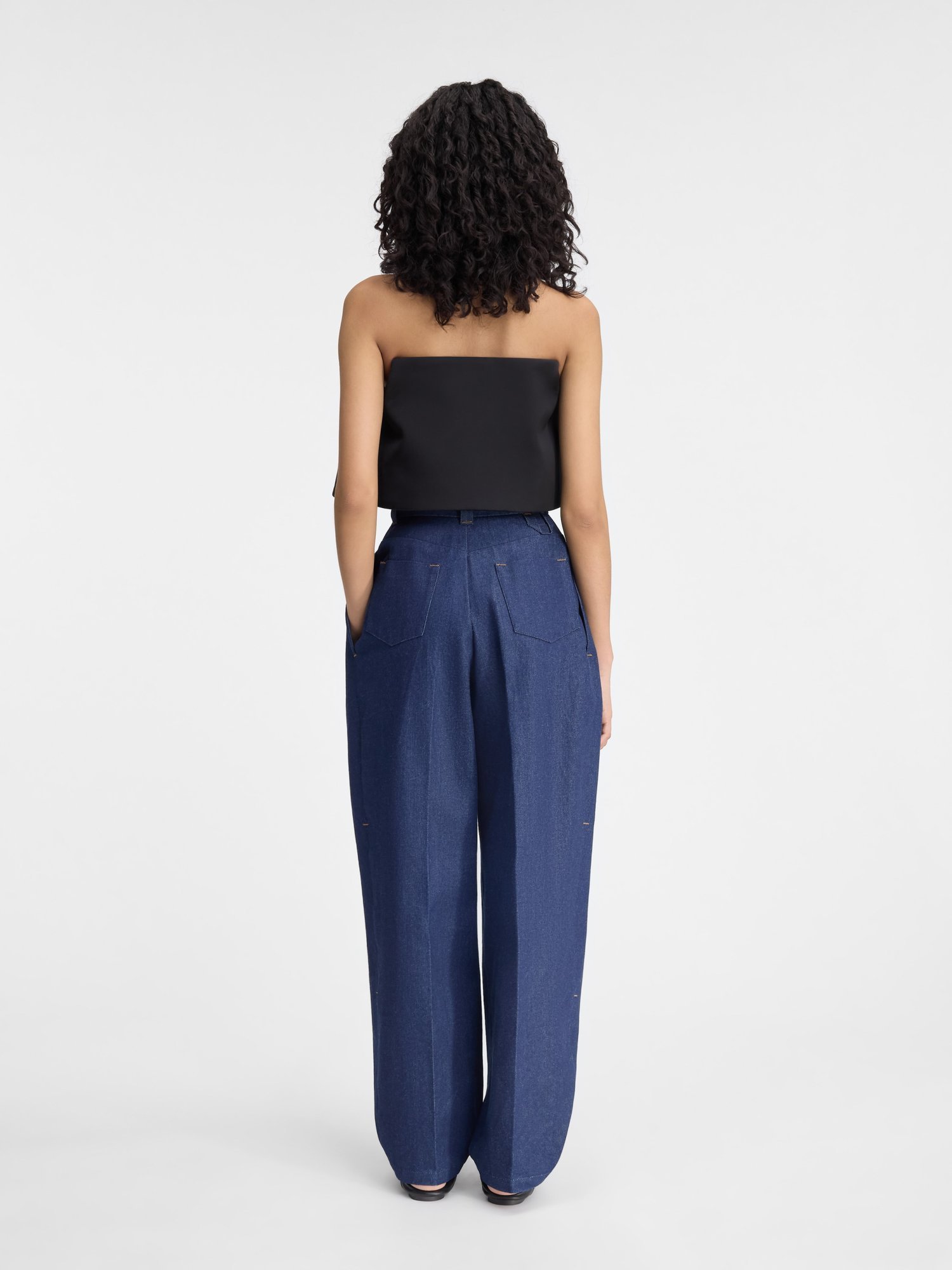 Jacquemus Belt-loop Jeans In Blue