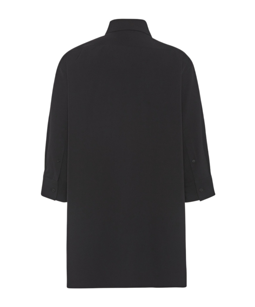 The Row Elada Classic-collar Shirt In Black