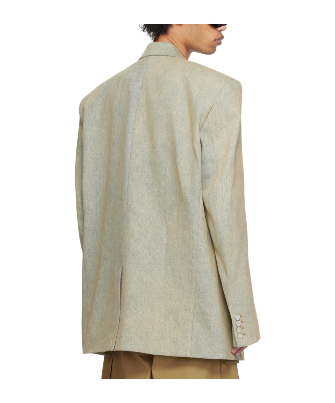 Vetements Tailored Suit Coat In Gray
