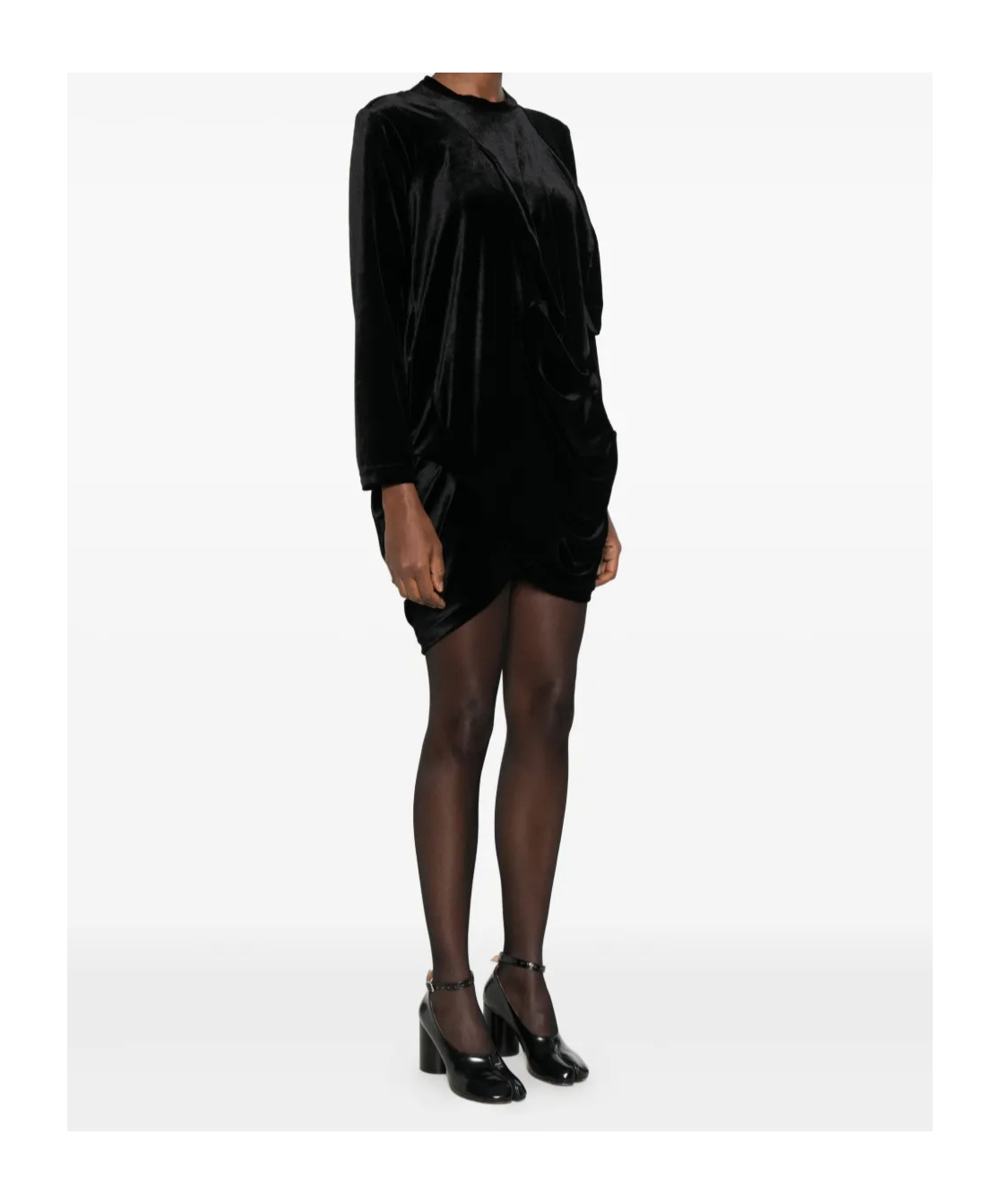 Comme Des Garçons Long-sleeved T-shirt In Black