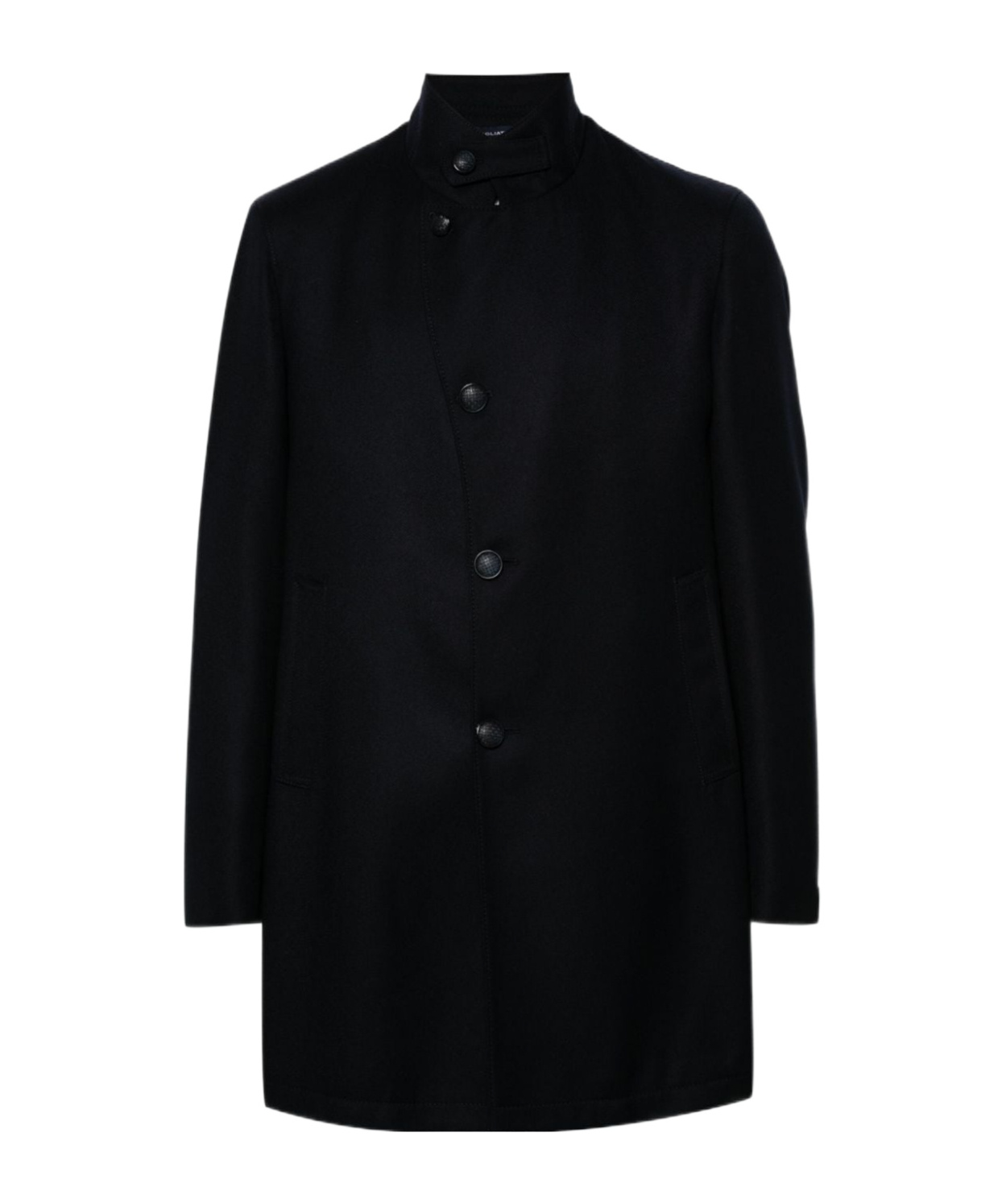 Shop Tagliatore Gordon Coat In Black