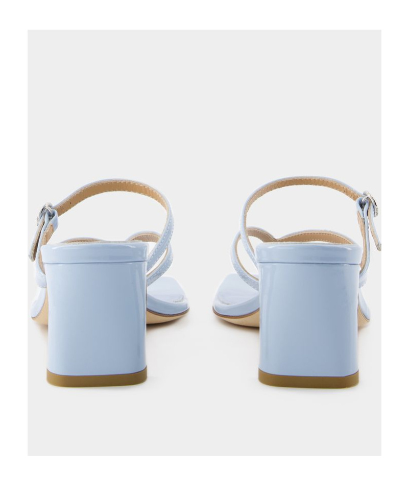 Aeyde Giselle Sandals - - Leather - Blue In Blue