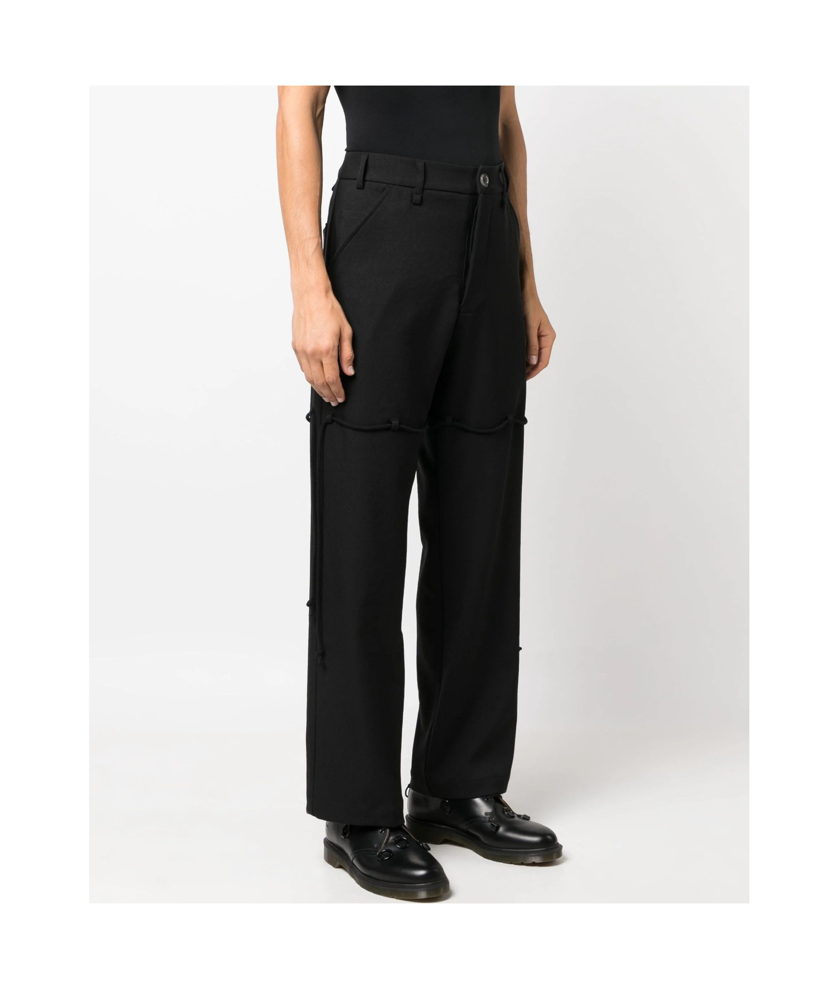 SONG FOR THE MUTE BELT-LOOP CASUAL PANTS