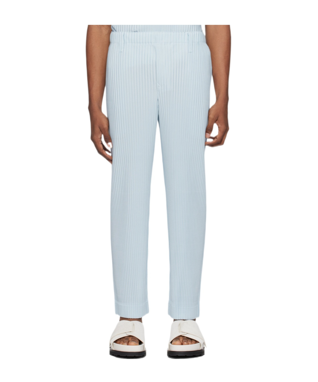 ISSEY MIYAKE PLEATED DETAIL CASUAL PANTS